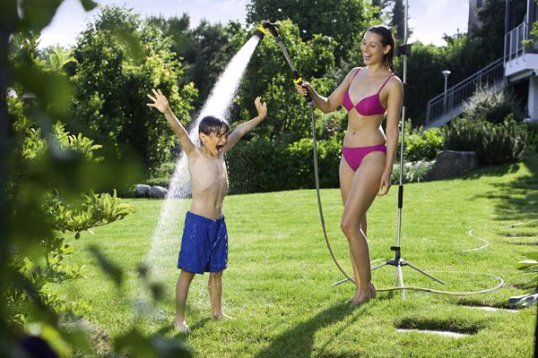 садовый душ с распылителем на штанге karcher premium насадки-распылители и пистолеты для полива Karcher