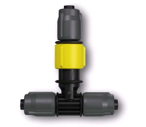 тройник с регулятором для оросительной системы karcher rain system 2шт система капельного полива karcher rain system Karcher