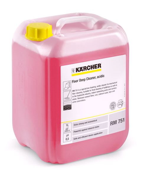 средство для удаления цементных разводов karcher rm 751 asf (10 л.) средства для уборки полов Karcher