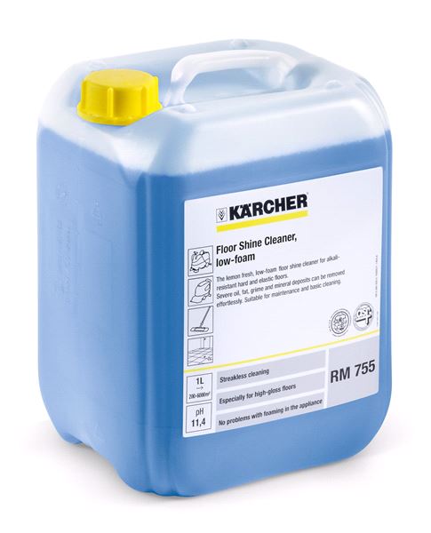 средство для уборки полов с приданием блеска karcher rm 755 es asf (10 л) средства для уборки полов Karcher