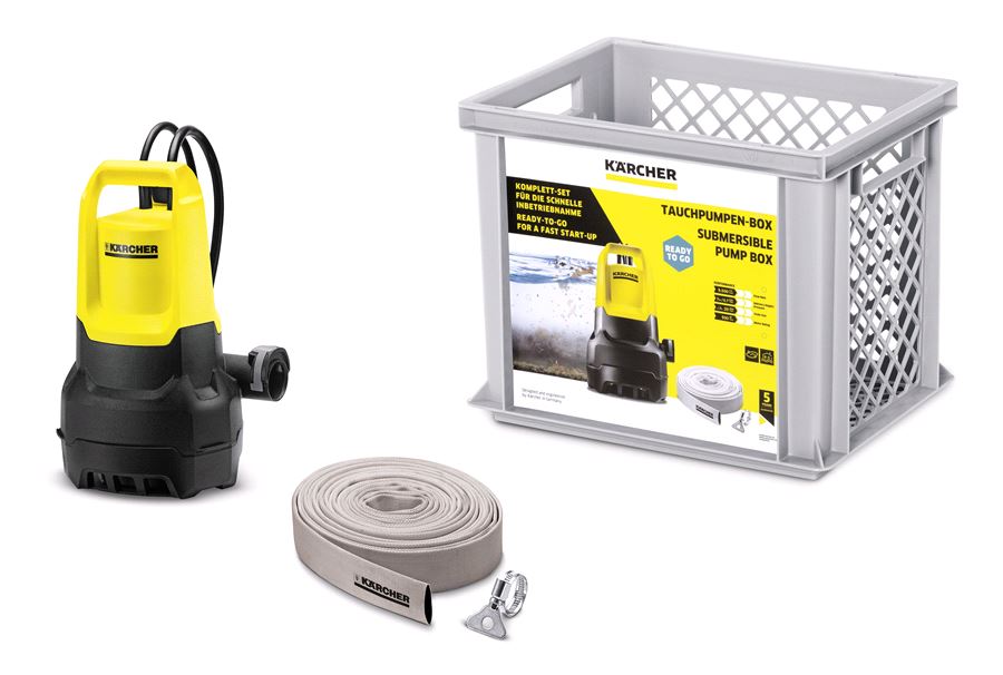 комплект sp box с дренажным насосом для грязной воды karcher sp 5 dirt насосы погружные для грязной воды 
