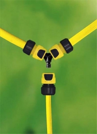 универсальный коннектор plus для шланга с функцией aqua stop соединители и коннекторы для систем полива karcher Karcher